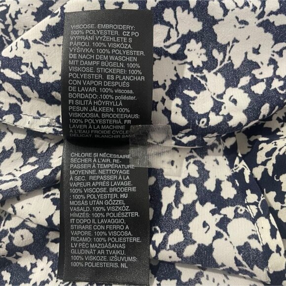 NEW & Other Stories Size 8  Printed Scallop Wrap Mini Dress $99 - Picture 15 of 16